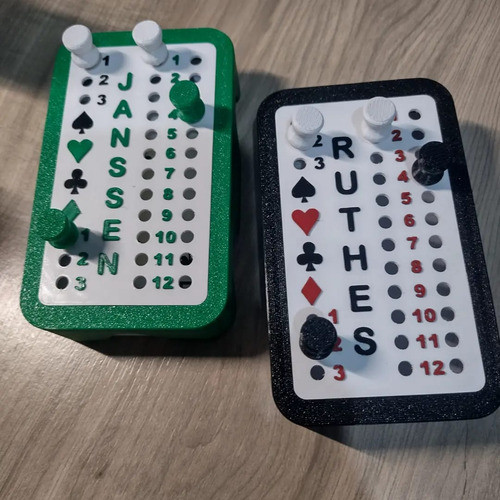 Caixa Para Baralho De Truco Com Marcador Personalizado 1