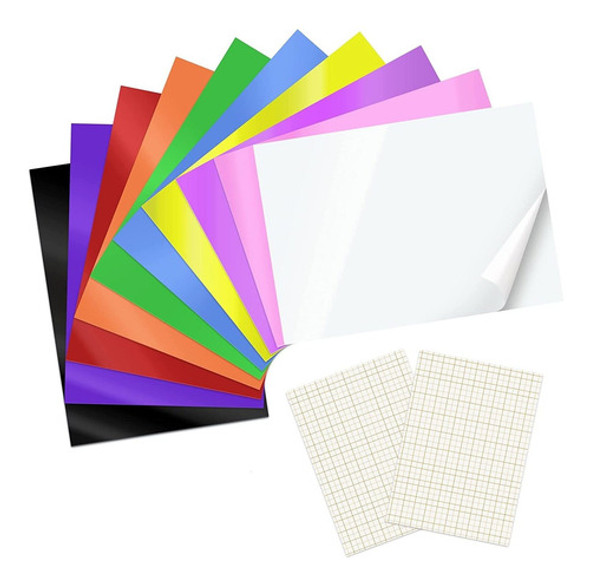 Hojas De Vinilo Adhesivas Permanentes 30x25cm Pack 12u. - 03 0