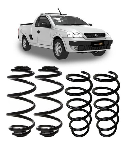 Jogo De Molas Convencionais - Gm Montana 2003 A 2010 0