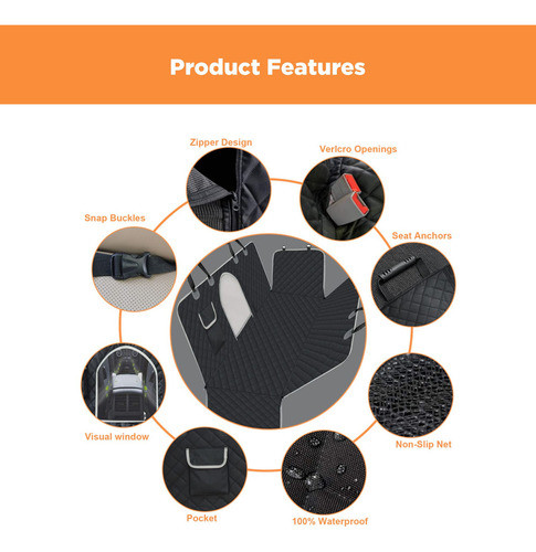 Petsn'all Funda De Asiento De Automovil Duradera Para Perro 1