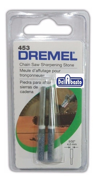 Piedra Para Afilar Sierras De Cadena X 2 Unid Dremel 453 1