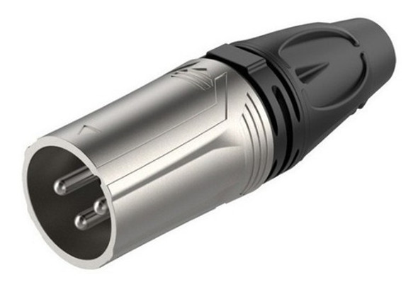 Ficha Conector Xlr Canon Macho - Roxtone Rx3m-nt 0