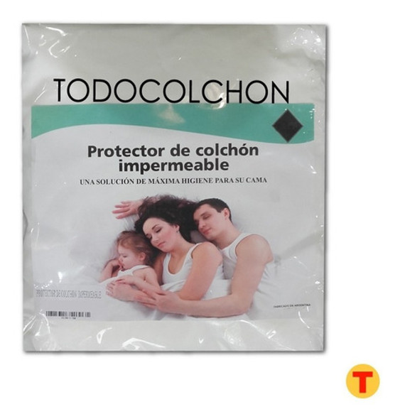 Cubre Colchon Impermeable Todo Pvc Ajustable 200x160 Queen 1