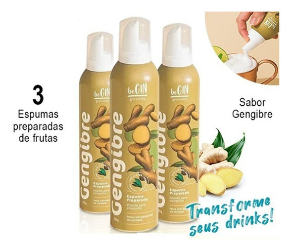 Kit 3 Espumas De Gengibre Para Moscow Mule! 0