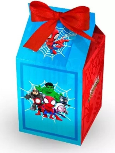 30 Cajitas Milk De Spidey Y Sus Amigos 0