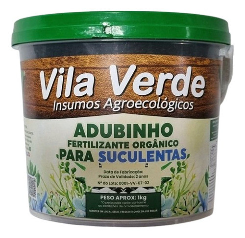 Adubinho Fertilizante Orgânico Para Suculentas  1kg 0