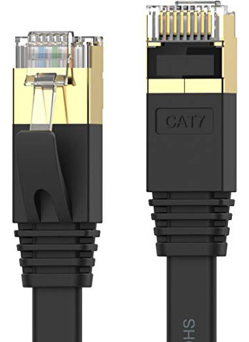 Cat 7 Ethernet Cable 25 Ft High Speed 10gbps 600mhz, Shielde 0