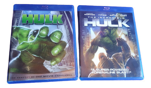 Hulk 1 Y 2 En Bluray Precio Por El Par. 0