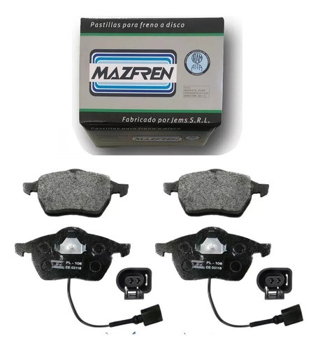 Pastillas De Freno Vw Bora 1.8t Golf Passat Beattle 1.8t 0