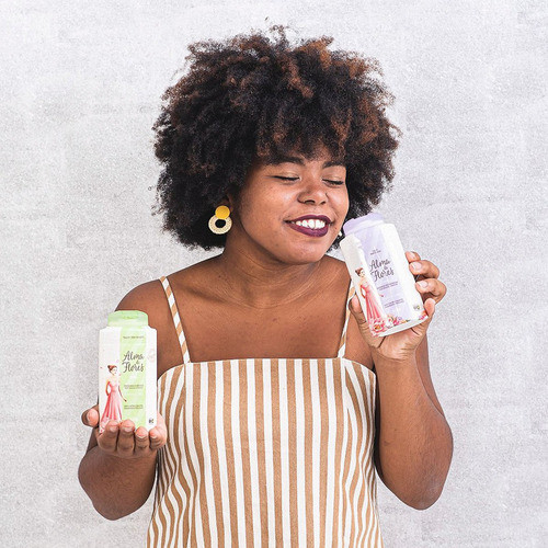 Kit 2x Talco Alma De Flores Clássico Fragrância Tradicional 1