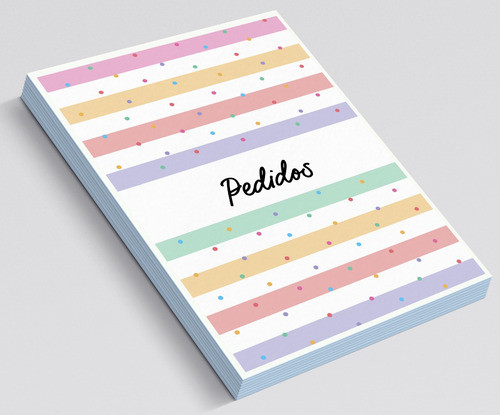 Bloco De Pedidos 50 Folhas Kit 4 (refblo0004) 0