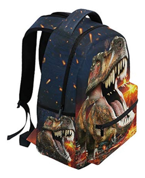 Zoeo Boys Mochilas De Dinosaurio 3d T-rex 3 ° 4 ° 5 ° Grado 1