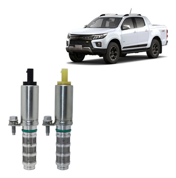 Par Valvula Solenoide Comando Nova S-10 2.5 Flex Adm. E Esc 0