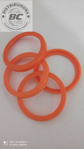 Kit De 4 Aros Centradores Llanta  Tvw 0
