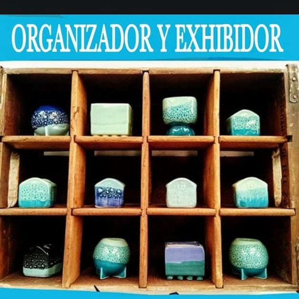 Exhibidor Antiguo De Madera Vintage Para Local Y Hogares 1
