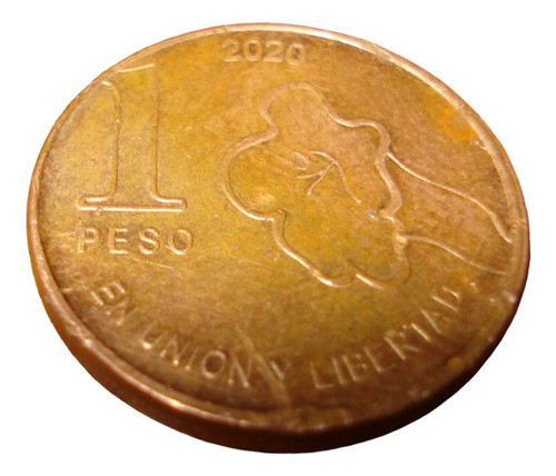 Moneda Argentina 1 Peso 2020 Cj # Nd 0