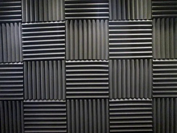 Isolamento Acústico Kit C/25 Placas 50cm X 50cm X 2cm - Flat 0