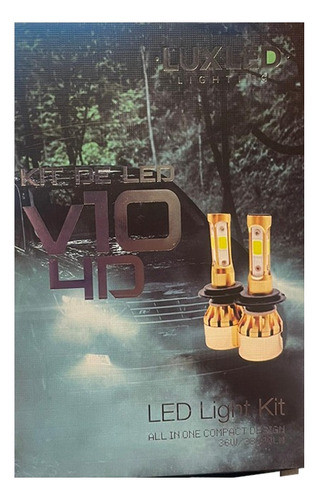 Lamparas Cree Leds H4 Faros Delanteros Vehículos V10-4d R446 1