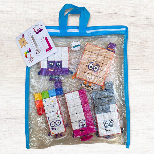 Numberblocks 16 A 20 Juego Cubos Encastrables Didáctico 3d 1