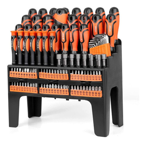 Juego De Destornilladores Magneticos De 122 Piezas C/estante 0