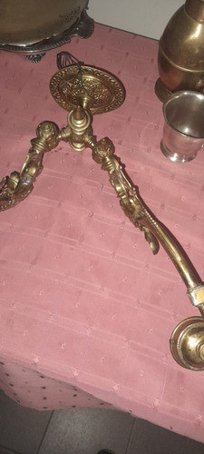 Candelabro Bronce Pared ( Tiene Detalles ) 1