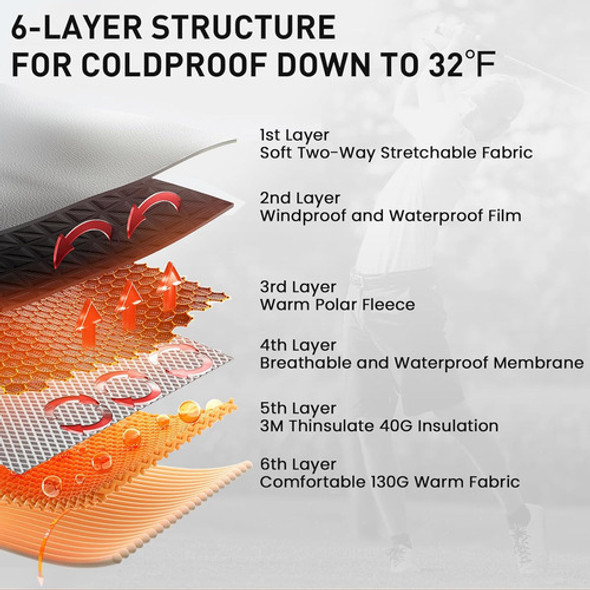 Finger Ten Par Guantes Golf Invierno Talle Xl 1