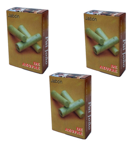 Pack X 3 Jabon Azufre Pai Joao 0