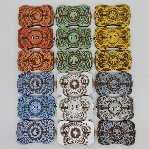 (kit Com 6)contador Vidas Magic, Life Counter, Marcador Vida 1