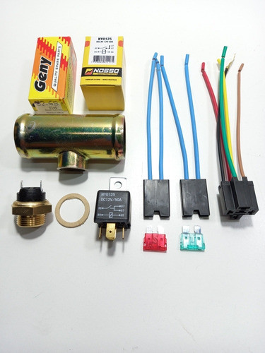 Kit Reforma Electro Caño 35 Mm Bulbo 92° 87° Relay Fusibles 1