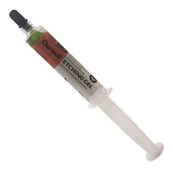 Gel Acido Grabador Etching Gel 37% Verde Jeringa 12g Densell 0