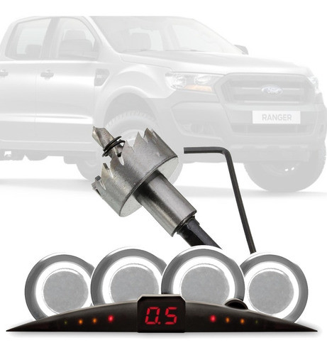 Sensor Cromado Parachoque Metal Ford Ranger 2010/2012 0