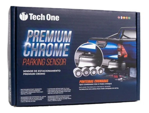 Sensor Cromado Parachoque Metal Ford Ranger 2010/2012 1