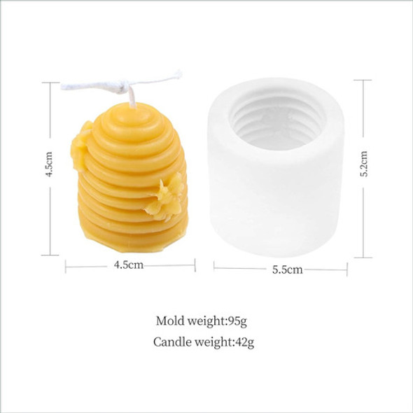 Molde Silicona Panal Abeja 5,9 X 5,9 X 5,5 Para Hacer Velas 1