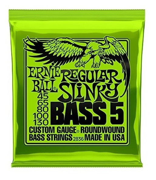 Ernie Ball 5 String Regular Slinky Nickel Wound Bass Set . 0