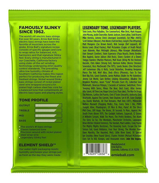 Ernie Ball 5 String Regular Slinky Nickel Wound Bass Set . 1