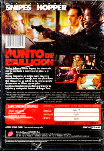 Punto De Ebullición - Dvd Nuevo Original Cerrado - Mcbmi 1