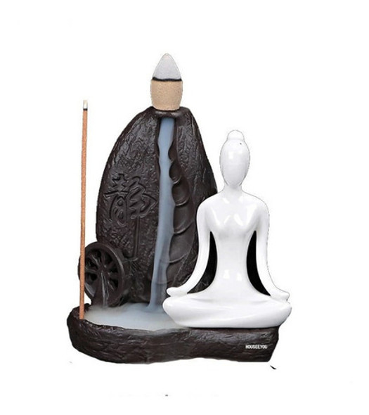 Incensário Fumaça Meditação Yoga Esotérico Decoração 189501 0