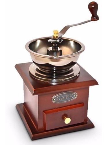 Moledor Molinillo De Cafe Manual Con Deposito 0