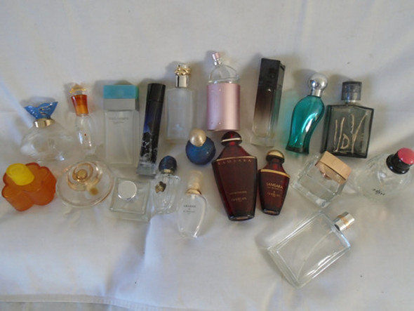 Lote 20 Frascos De Perfume Vacíos Importados - De Colección 0