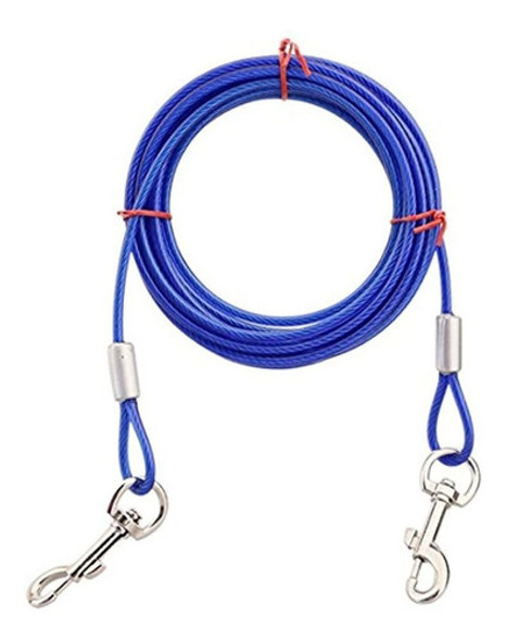 Perro Correas Cable De Amarre De Cuerda De Alambre De Acero 0