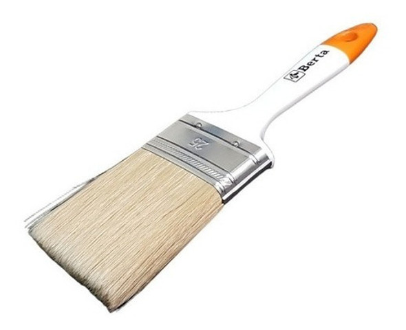 Pincel Cerda Blanca Virola 1 Nº25 Ancho 6cm Profesional X 12 0
