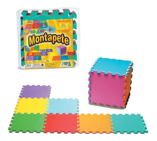 Conjunto Infantil Tapete Eva Colorido E Decorativo 36 Placas 1