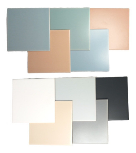 Pack 10 Azulejos 15x15 Acuarela Mate Para Mosaico-a Elegir 0