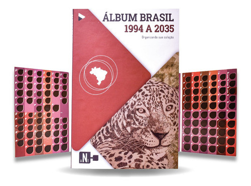 Pasta Para Guardar Moedas Do Real 1994 A 2035 Álbum 0