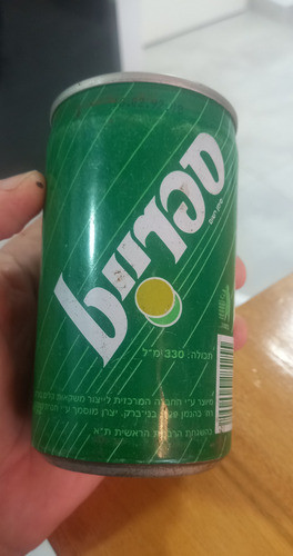 Lata Vacia Gaseosa Sprite 330 Ml Año 1992 En Chapa/aluminio 0