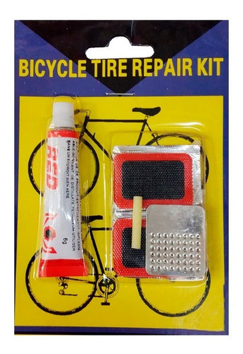 Kit Set  Seguridad  Bicicleta Luz Linga Parches + Regalo 1