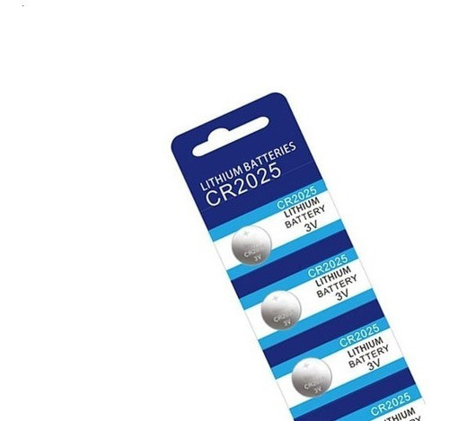Blister 5 Pilas Cr 2025 Bateria De Litio 3v Microcentro 1