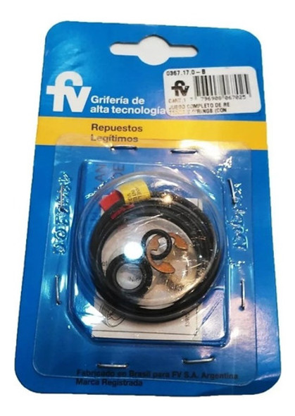 Kit Oring Y Retenes Valvula Inodoro 368 Fv Repuesto Original 1