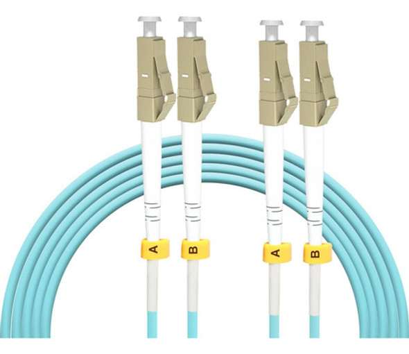 Eardion Cable De Conexin De Fibra, 3m Om3 Lc A Lc Cable De C 0