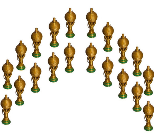 Copa Mundial Llavero Futbol Para Cumpleaños Souvenirs X35 1